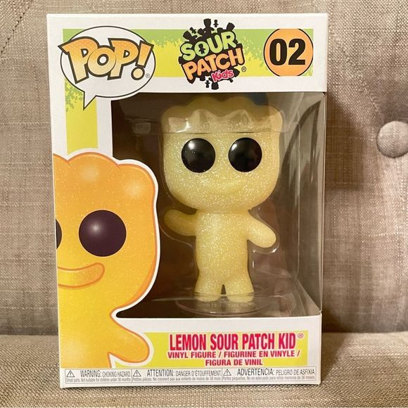 Funko Pop! Candy Sour Patch Kids (Lemon Sour Patch Kid) Figure #02 Collectable - Picture 2 of 6
